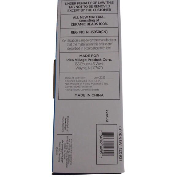 Copper Fit Rapid Relief Neck & Shoulder - Weighted Therapeutic Hot/Cold Wrap - Picture 6 of 6